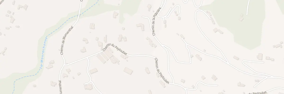 Plan du 19 Che La Platriere à Grasse