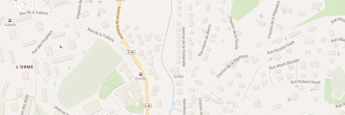 Plan du 25 Av de la Fontenelle à Saint-Dié-des-Vosges