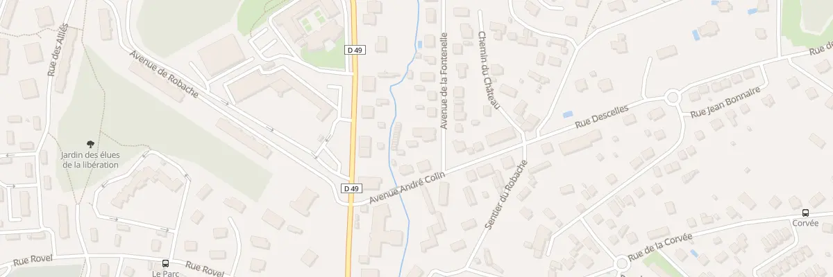 Plan du 3 Av de la Fontenelle à Saint-Dié-des-Vosges