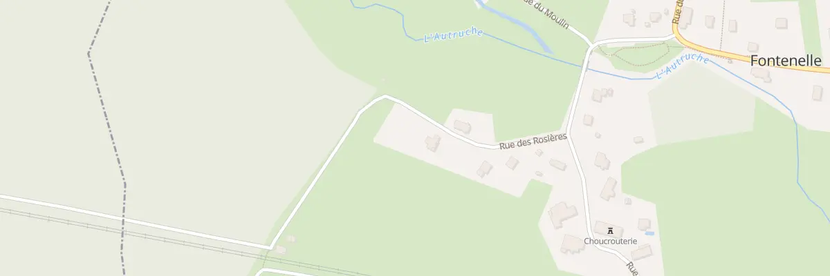 Plan du 9 Rue des Rosières à Fontenelle