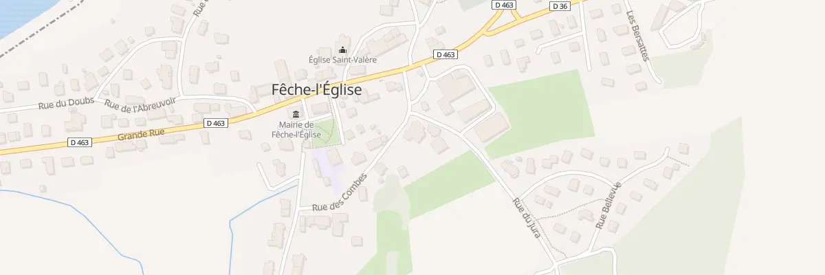 Plan du 1 Rue des Combes à Fêche-l’Église