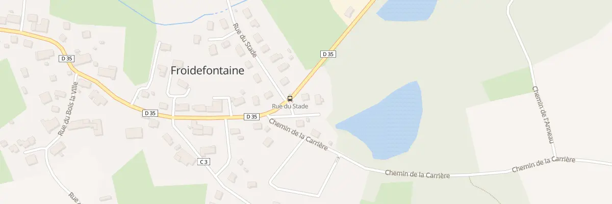 Plan du 1 Imp de la Marnière à Froidefontaine