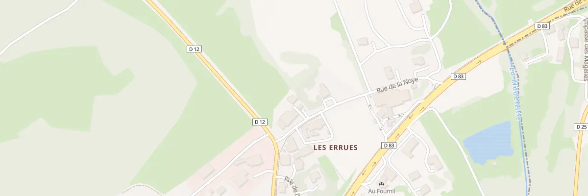 Plan du 7 Rue de la Noyé à Menoncourt