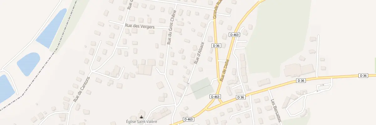 Plan du 13 Rue d’Alsace à Fêche-l’Église