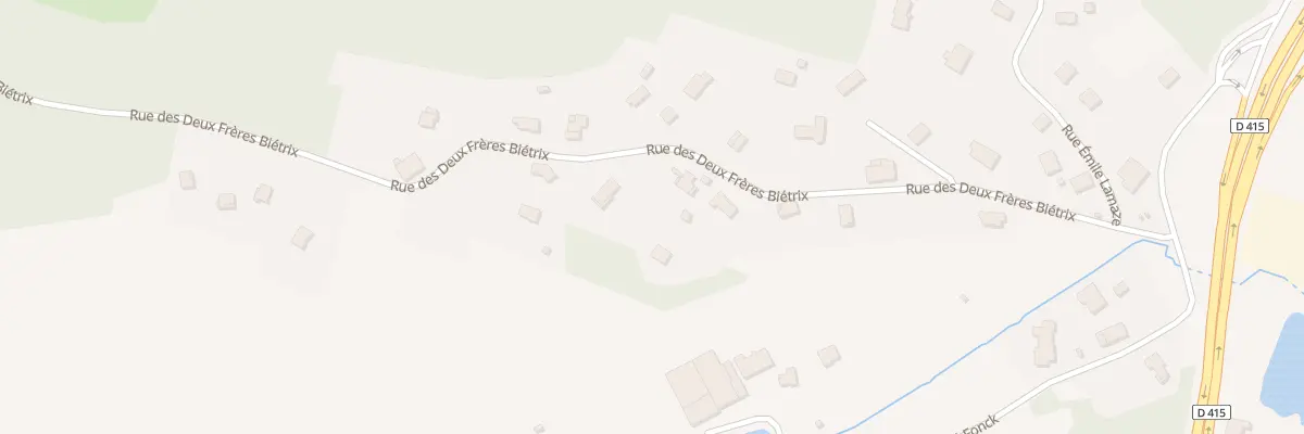 Plan du 5D Rue des Deux Freres Bietrix à Saulcy-sur-Meurthe