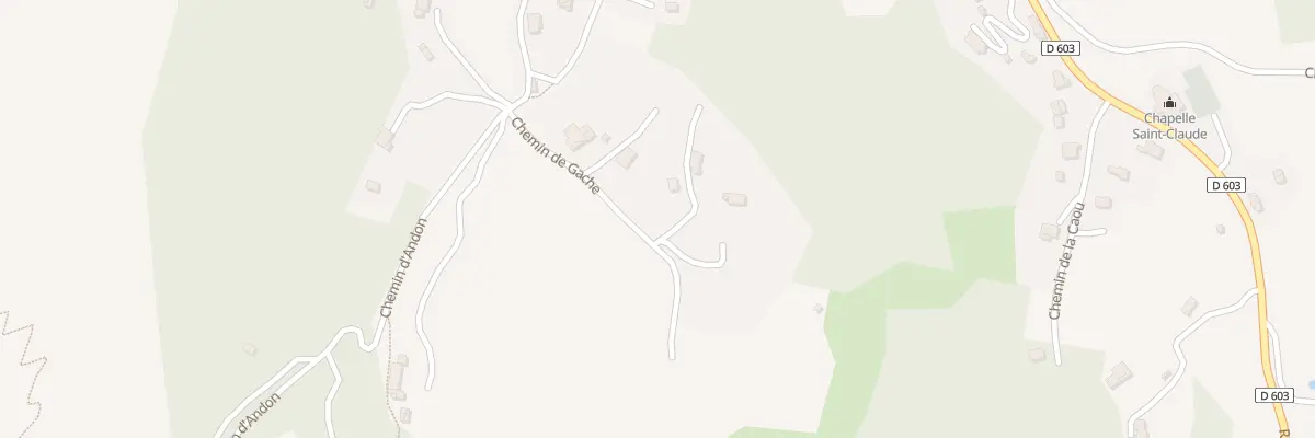 Plan du 1 Gache à Cipières
