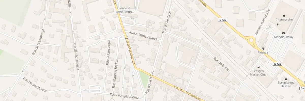 Plan du 22 Rue du 3eme Bcp à Saint-Dié-des-Vosges