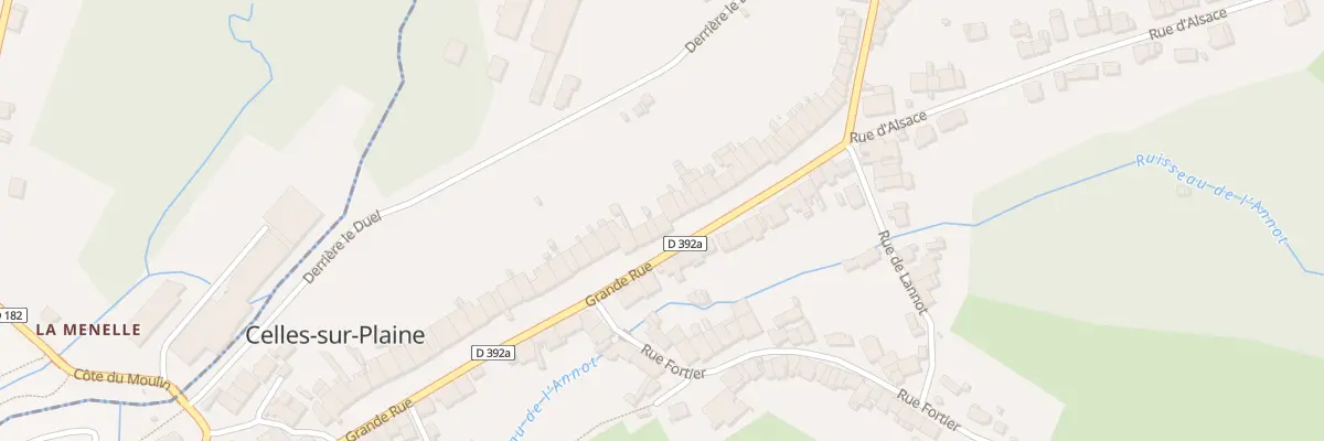 Plan du 75 Gr Grande Rue à Celles-sur-Plaine