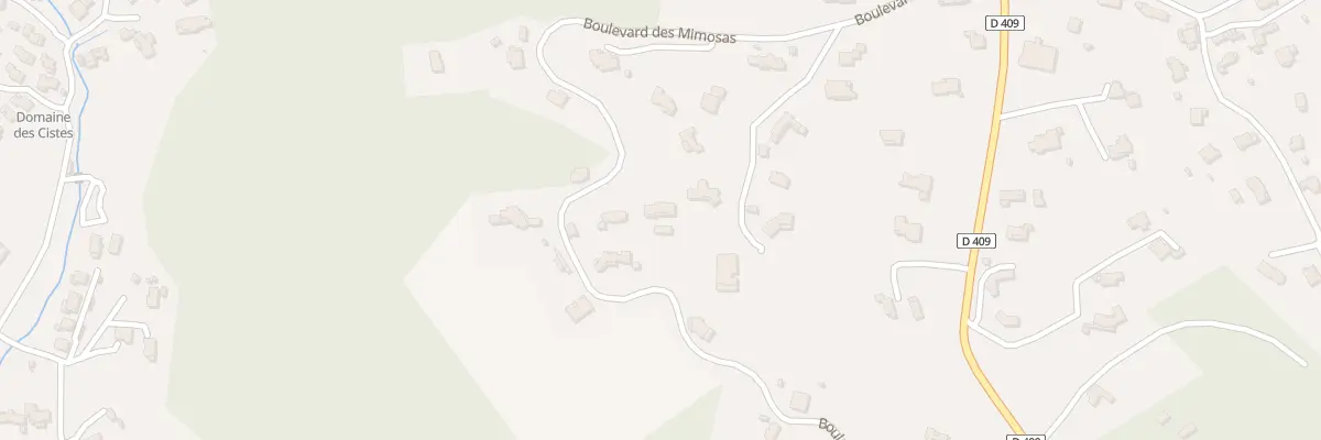 Plan du 2010 Bd des Mimosas à La Roquette-sur-Siagne