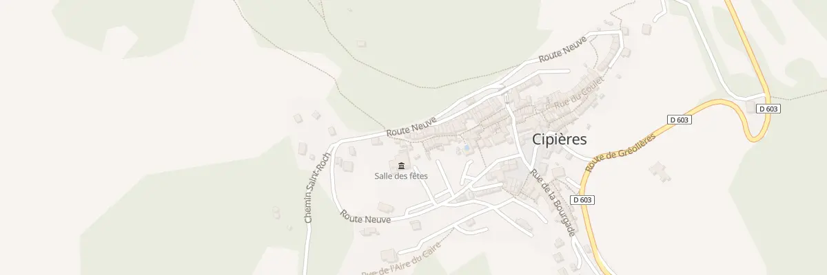 Plan du 126 Rue de la Placette à Cipières
