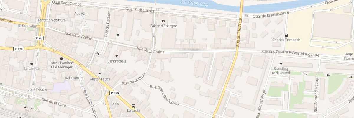 Plan du 59 Rue de la Prairie à Saint-Dié-des-Vosges