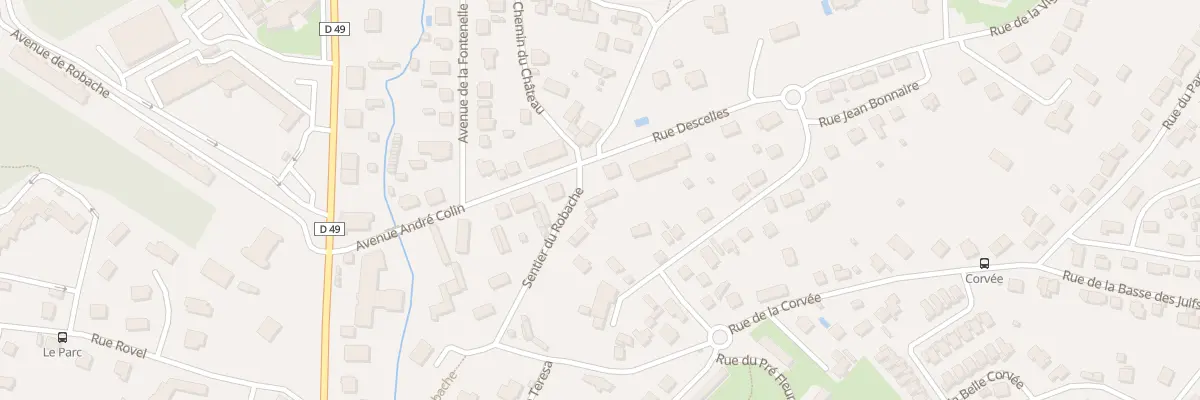 Plan du 2 Rue Descelles à Saint-Dié-des-Vosges