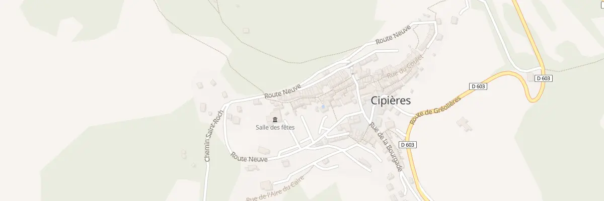 Plan du 93 Rue de la Placette à Cipières