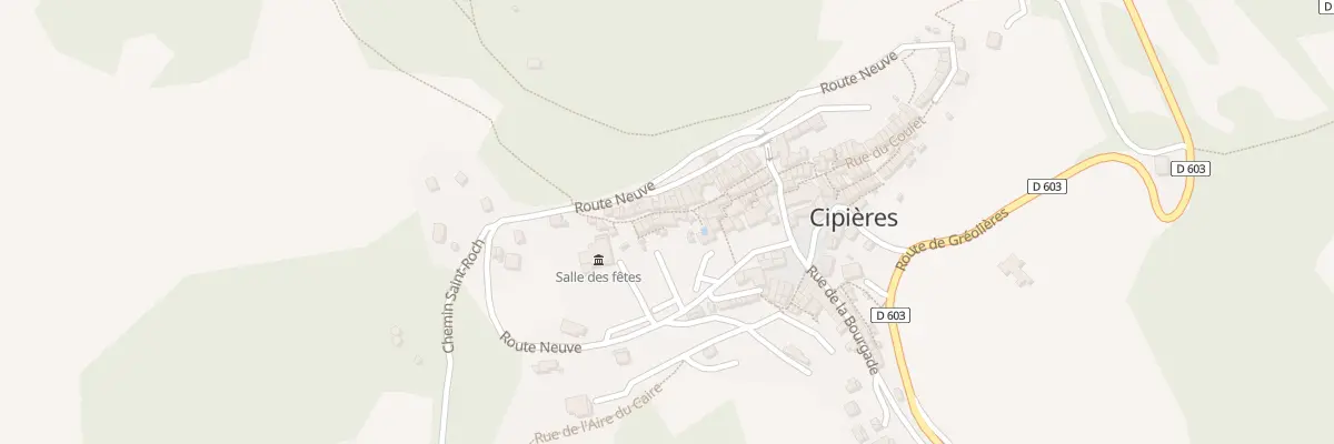 Plan du 91 Rue de la Placette à Cipières