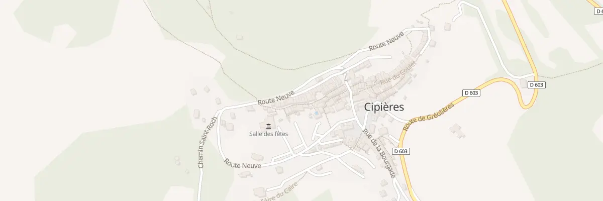 Plan du 14 Rue de la Colle à Cipières