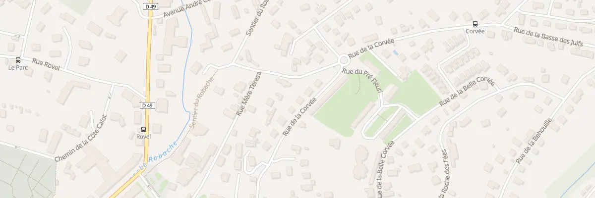 Plan du 25 Rue de la Corvee à Saint-Dié-des-Vosges