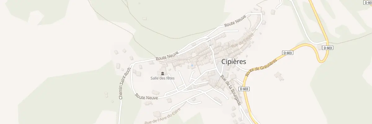 Plan du 55 Rue de la Placette à Cipières