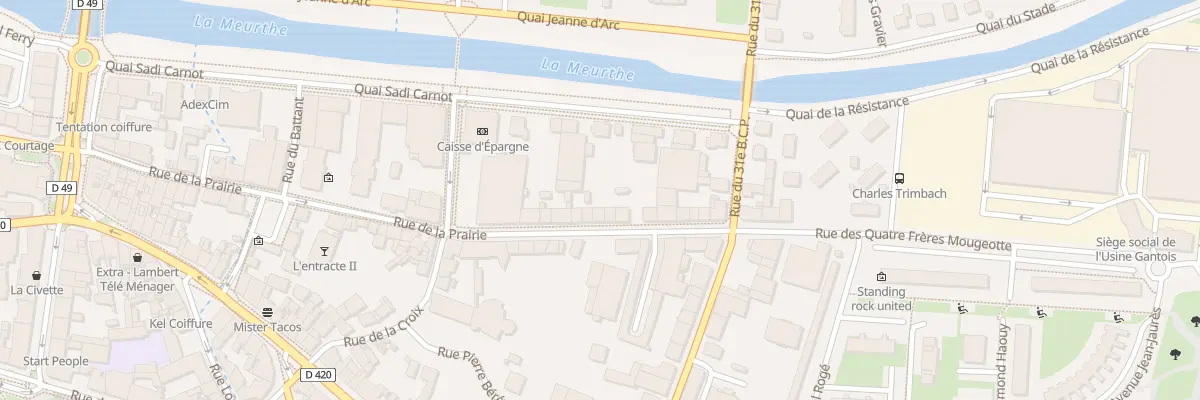 Plan du 46 Rue de la Prairie à Saint-Dié-des-Vosges