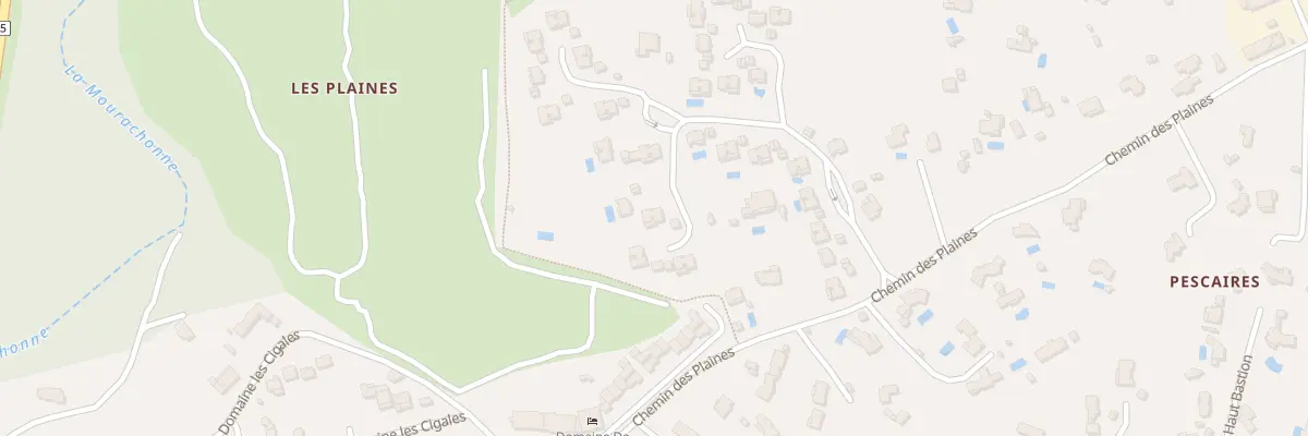 Plan du 750 Che des Plaines à Mouans-Sartoux