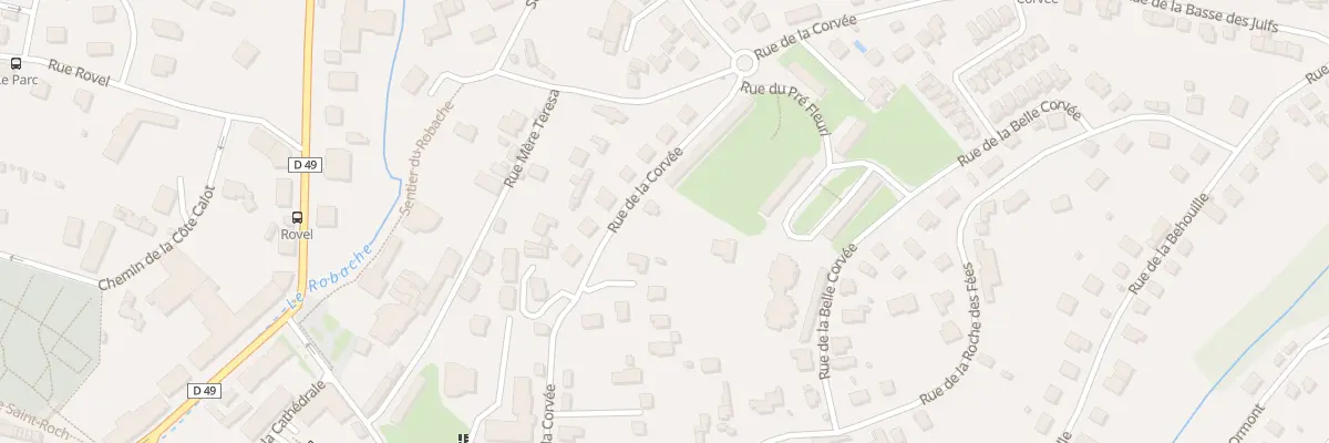 Plan du 46 Rue de la Corvee à Saint-Dié-des-Vosges