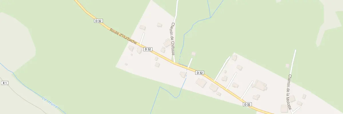 Plan du 886 Rte d’Hurbache à Denipaire