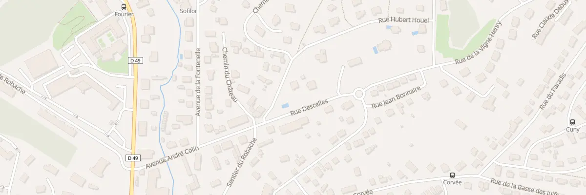 Plan du 1 Rue Descelles à Saint-Dié-des-Vosges