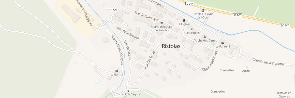 Plan du 22 Rue de la Bluette à Abriès-Ristolas