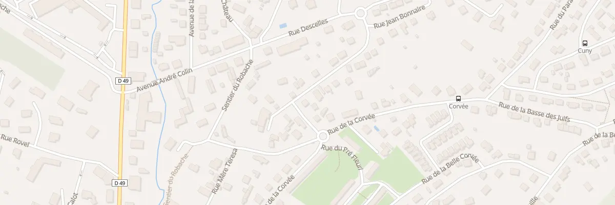 Plan du 33 Rue Descelles à Saint-Dié-des-Vosges