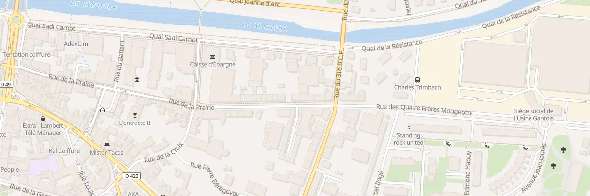 Plan du 52 Rue de la Prairie à Saint-Dié-des-Vosges