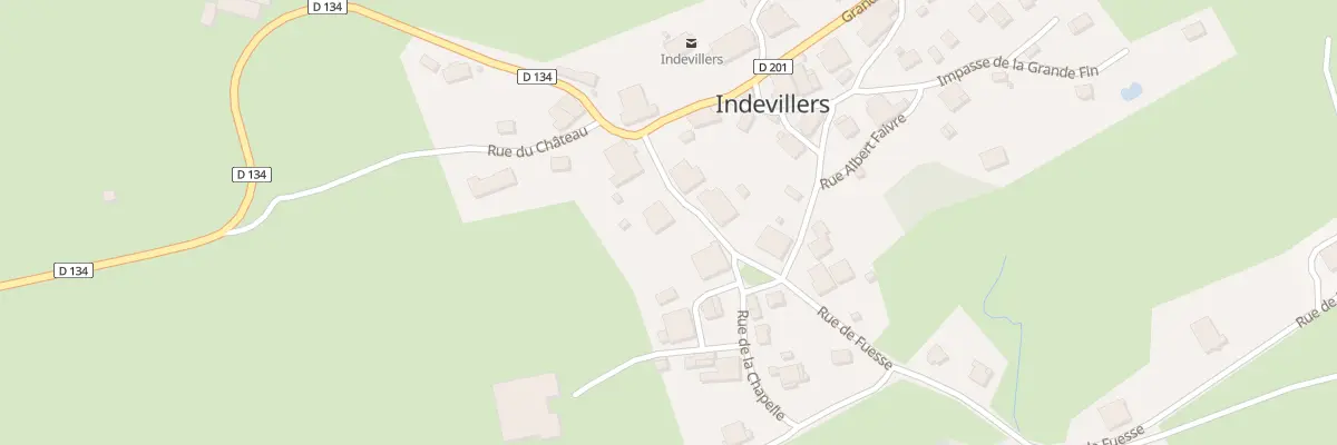 Plan du 3 Rue de Fuesse à Indevillers