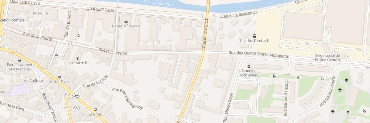 Plan du 71 Rue de la Prairie à Saint-Dié-des-Vosges