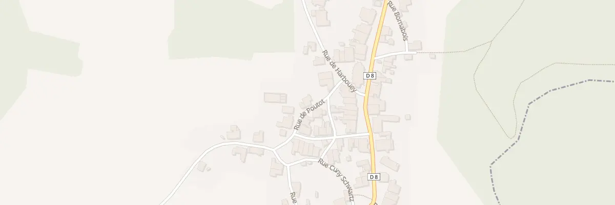 Plan du 2 Rue de Poutot à Petitmont
