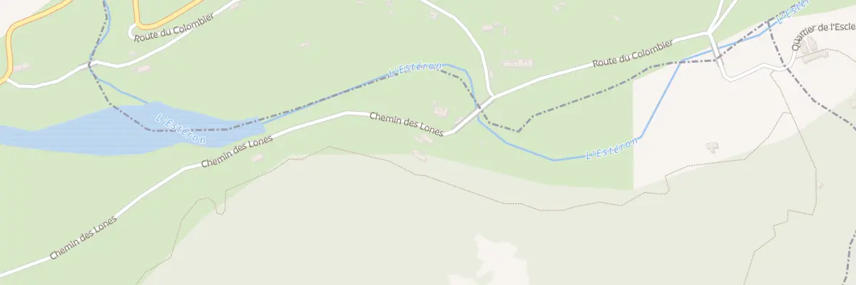 Plan du 11 Che des Lones à Aiglun