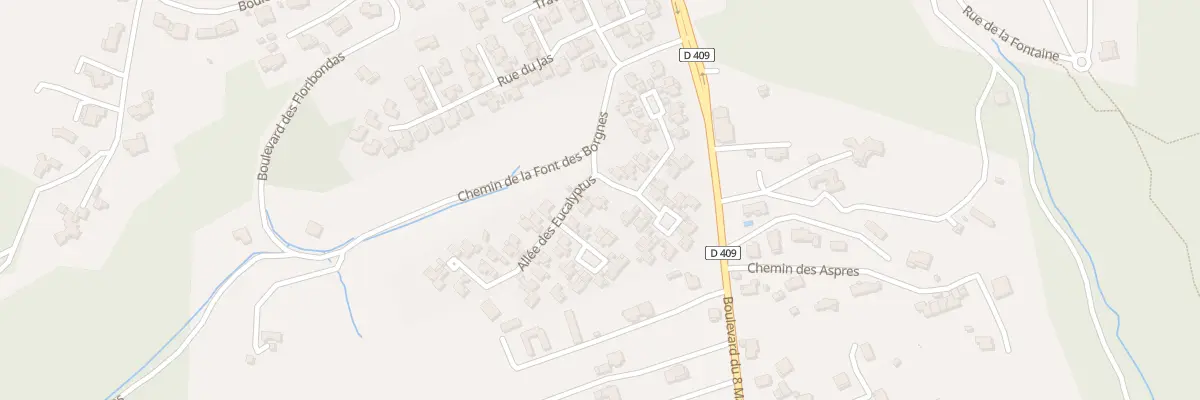 Plan du 700 Bd du 8 Mai à La Roquette-sur-Siagne