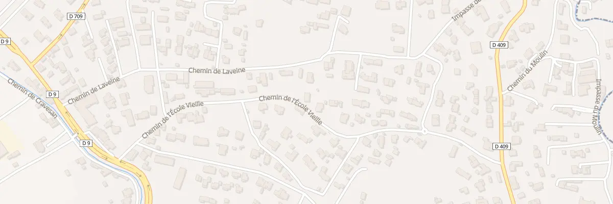 Plan du 365 Che de l’Ecole Vieille à La Roquette-sur-Siagne