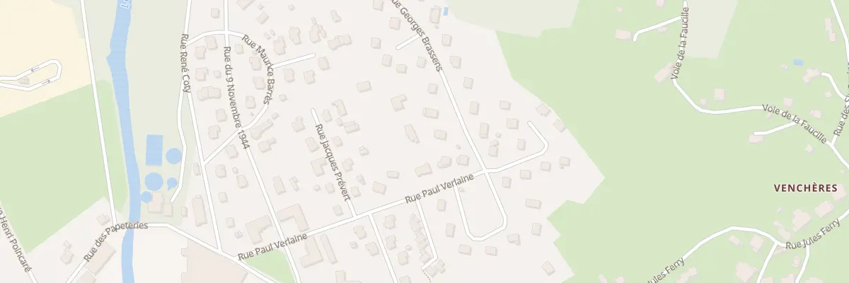 Plan du 173 Rue Paul Verlaine à Anould