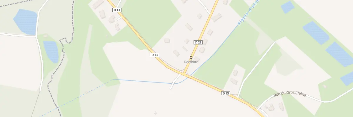 Plan du 1 Rue de Rechotte à Autrechêne