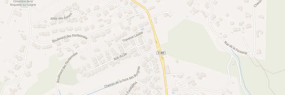 Plan du 7 Rue du Jas à La Roquette-sur-Siagne