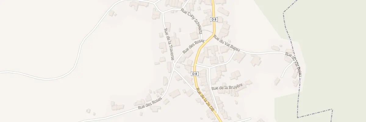 Plan du 3 Rue des Roses à Petitmont