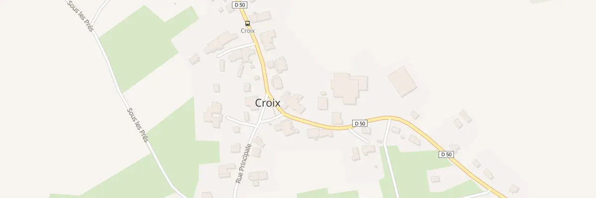 Plan du 3 Rue de Villars-le-sec à Croix