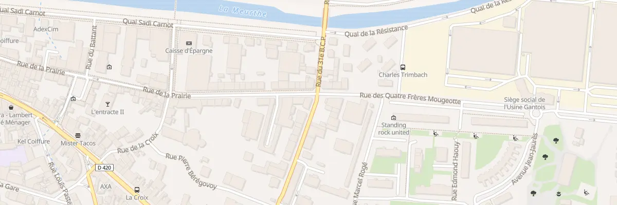 Plan du 2 Rue du 10 Eme Bcp à Saint-Dié-des-Vosges