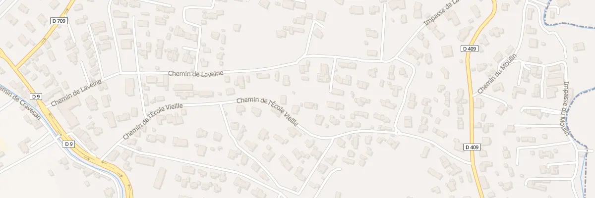 Plan du 375 Che de l’Ecole Vieille à La Roquette-sur-Siagne