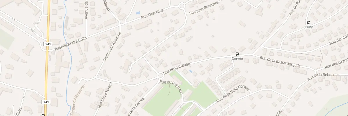 Plan du 33 Rue de la Corvee à Saint-Dié-des-Vosges