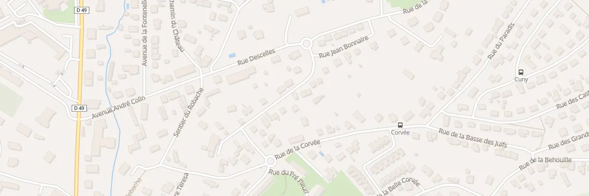 Plan du 23 Rue Descelles à Saint-Dié-des-Vosges
