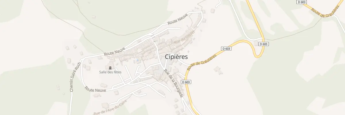 Plan du 153B Pl la Place à Cipières