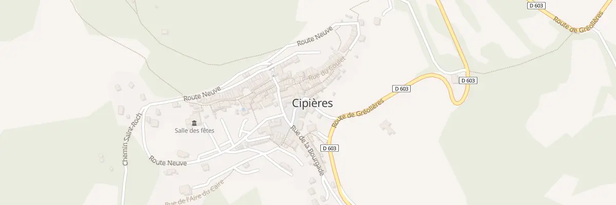 Plan du 6 Che du Puy à Cipières