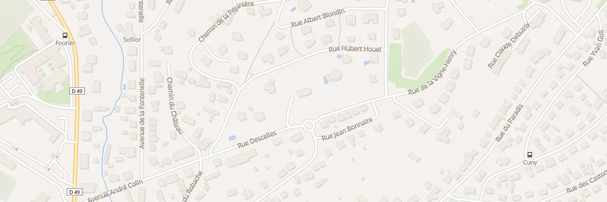 Plan du 5 Rue Descelles à Saint-Dié-des-Vosges