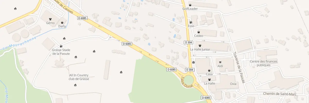 Plan du 203 Rte de Cannes à Grasse
