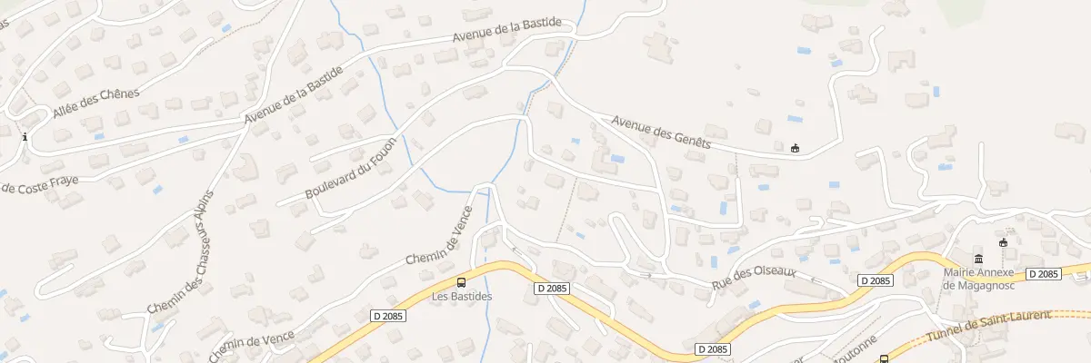 Plan du 9 Che du Priour à Grasse