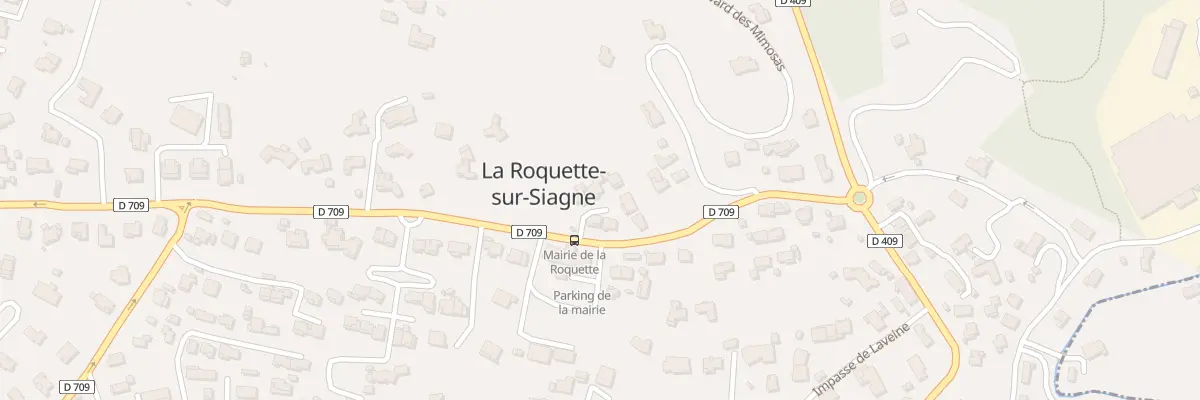 Plan du 671 Che de la Commune à La Roquette-sur-Siagne